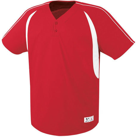 High Five Adult Impact Two-Button Baseball Jersey High Five