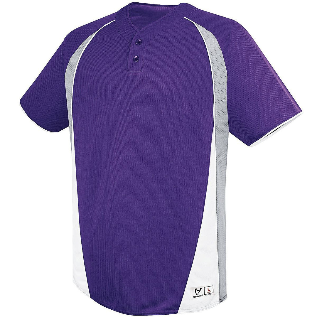 Augusta Youth Ace Two-Button Baseball Jersey Augusta
