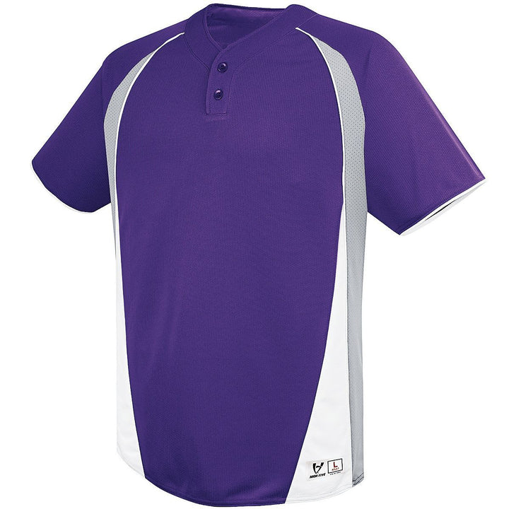 Augusta Youth Ace Two-Button Baseball Jersey Augusta