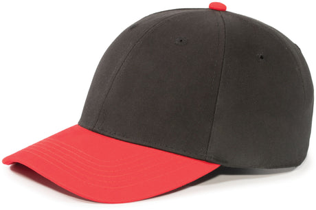 Pacific Headwear Brushed Cotton Twill Hook-And-Loop Adjustable Cap Pacific Headwear