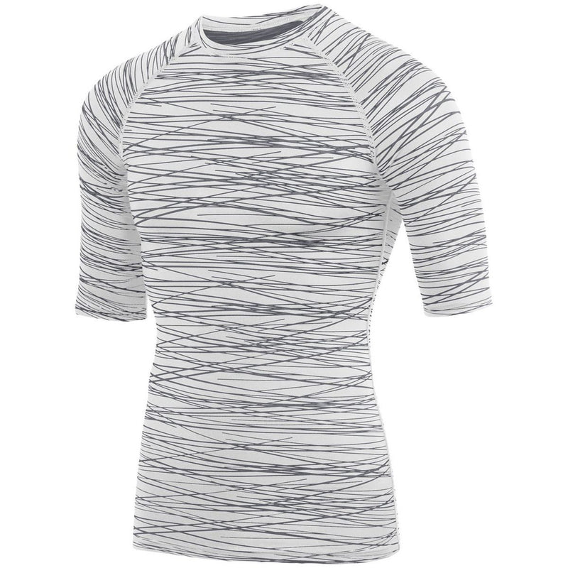 Augusta Youth Hyperform Compression Half Sleeve Tee