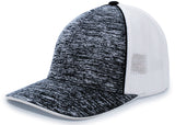Pacific Headwear Aggressive Heather Trucker Flexfit Cap Pacific Headwear