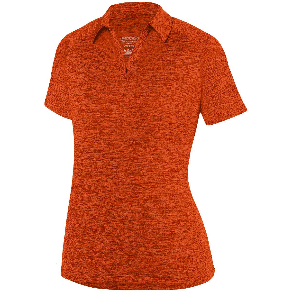 Augusta Women's Intensify Black Heather Polo Augusta