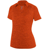 Augusta Women's Intensify Black Heather Polo Augusta