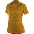 Augusta Women's Intensify Black Heather Polo Augusta