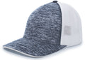 Pacific Headwear Aggressive Heather Trucker Flexfit Cap Pacific Headwear