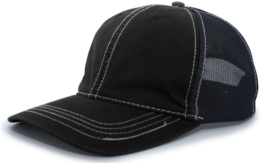 Pacific Headwear Vintage Trucker Snapback Cap Pacific Headwear
