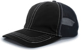 Pacific Headwear Vintage Trucker Snapback Cap Pacific Headwear