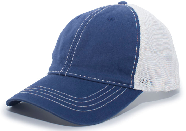 Pacific Headwear Vintage Trucker Snapback Cap Pacific Headwear