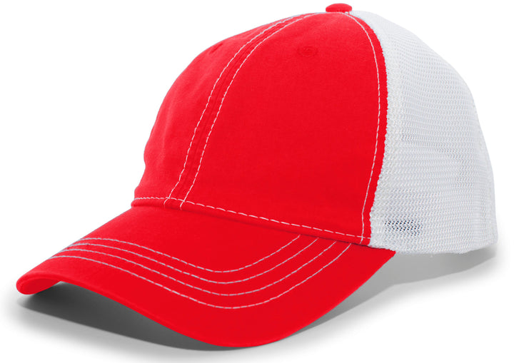 Pacific Headwear Vintage Trucker Snapback Cap Pacific Headwear