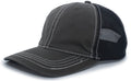 Pacific Headwear Vintage Trucker Snapback Cap Pacific Headwear