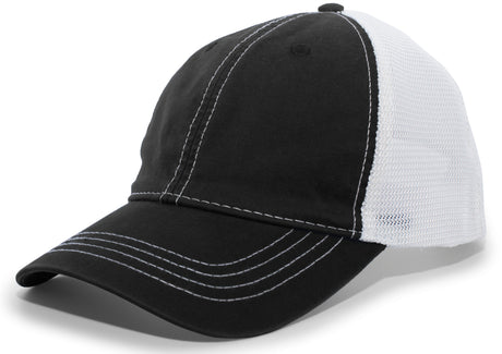 Pacific Headwear Vintage Trucker Snapback Cap Pacific Headwear