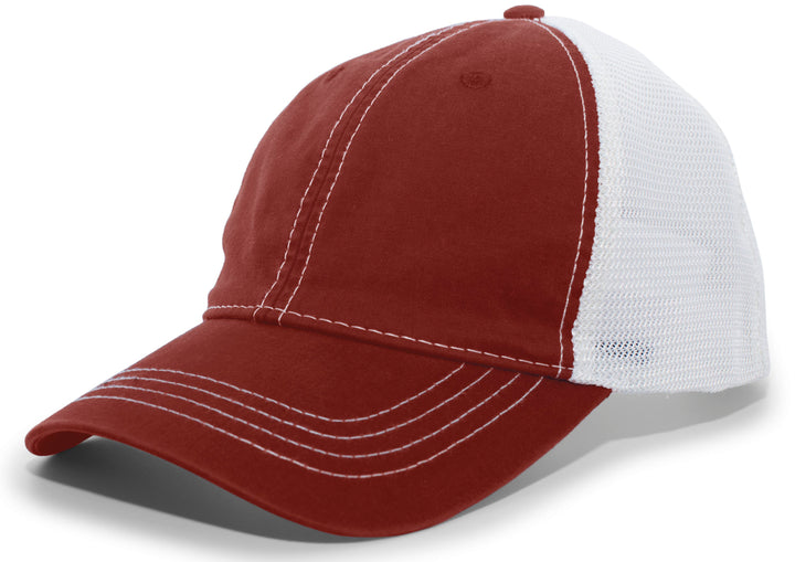 Pacific Headwear Vintage Trucker Snapback Cap Pacific Headwear