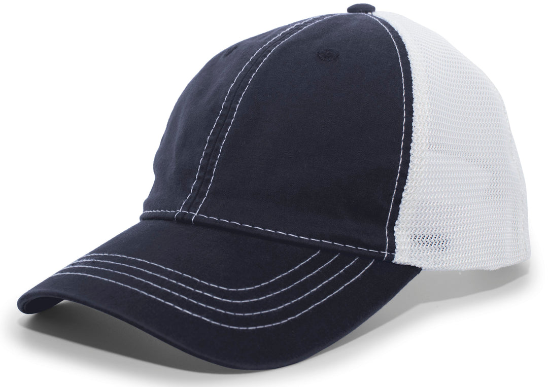 Pacific Headwear Vintage Trucker Snapback Cap Pacific Headwear