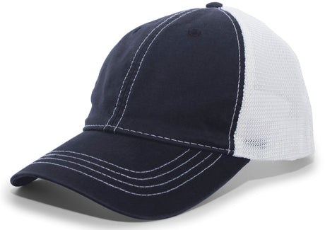 Pacific Headwear Vintage Trucker Snapback Cap Pacific Headwear