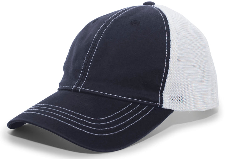 Pacific Headwear Vintage Trucker Snapback Cap Pacific Headwear