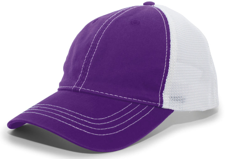 Pacific Headwear Vintage Trucker Snapback Cap Pacific Headwear