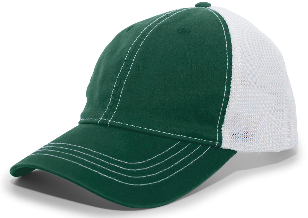 Pacific Headwear Vintage Trucker Snapback Cap Pacific Headwear