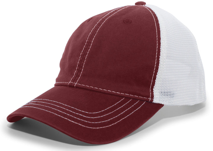 Pacific Headwear Vintage Trucker Snapback Cap Pacific Headwear