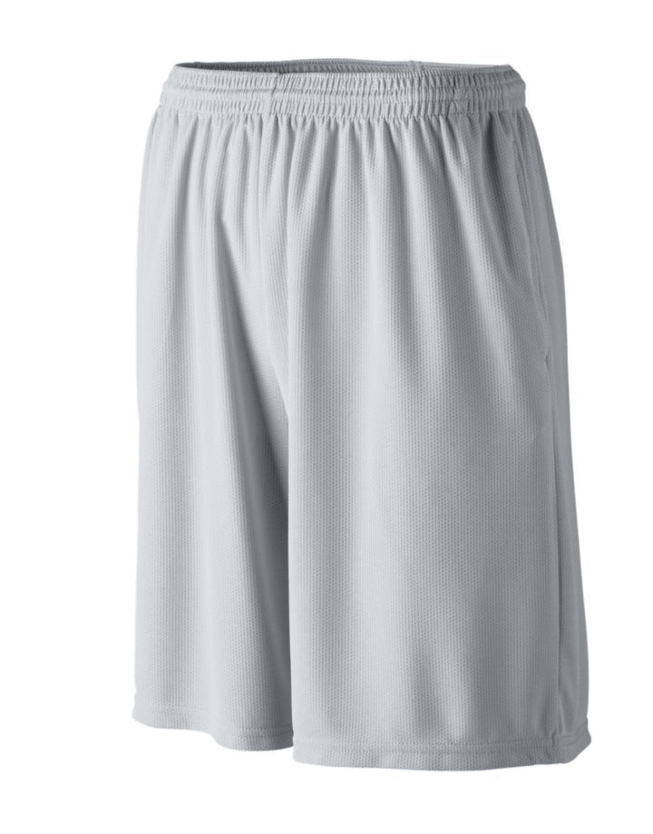 Augusta Youth Longer Length Wicking Shorts With Pockets Augusta