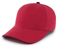 Pacific Headwear Brushed Twill Cap With Sandwich Bill Pacific Headwear