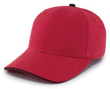 Pacific Headwear Brushed Twill Cap With Sandwich Bill Pacific Headwear