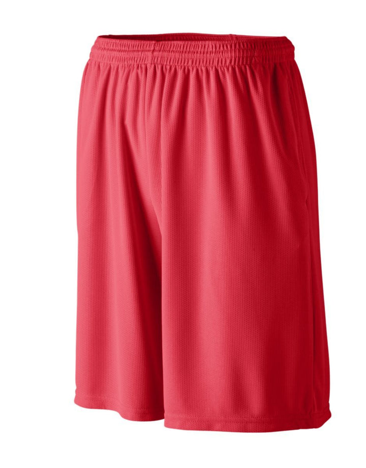 Augusta Youth Longer Length Wicking Shorts With Pockets Augusta
