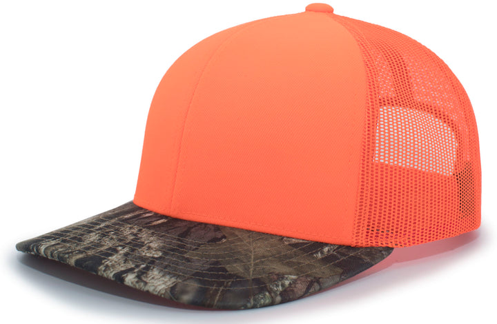 Pacific Headwear Camo Snapback Trucker Cap Pacific Headwear