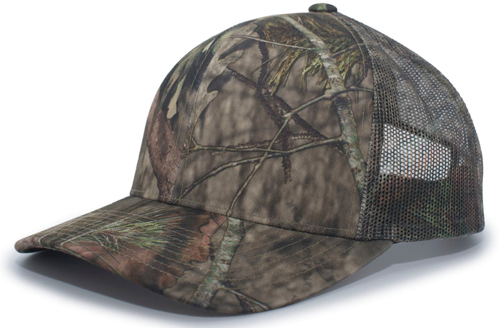 Pacific Headwear Camo Snapback Trucker Cap Pacific Headwear