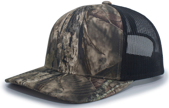 Pacific Headwear Camo Snapback Trucker Cap Pacific Headwear