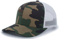 Pacific Headwear Camo Snapback Trucker Cap Pacific Headwear