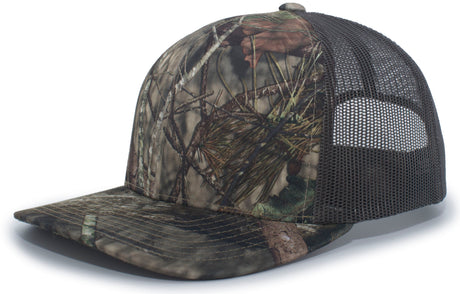 Pacific Headwear Camo Snapback Trucker Cap Pacific Headwear