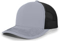 Pacific Headwear Contrast Stitch Trucker Snapback Pacific Headwear