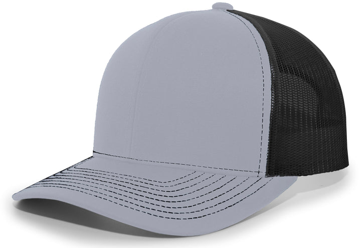 Pacific Headwear Contrast Stitch Trucker Snapback Pacific Headwear