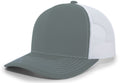Pacific Headwear Contrast Stitch Trucker Snapback Pacific Headwear