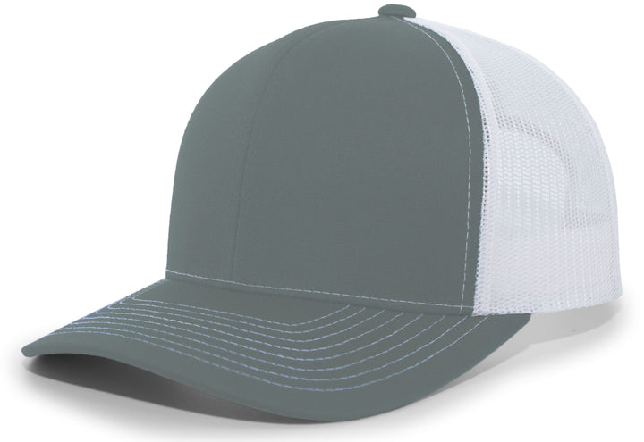 Pacific Headwear Contrast Stitch Trucker Snapback Pacific Headwear