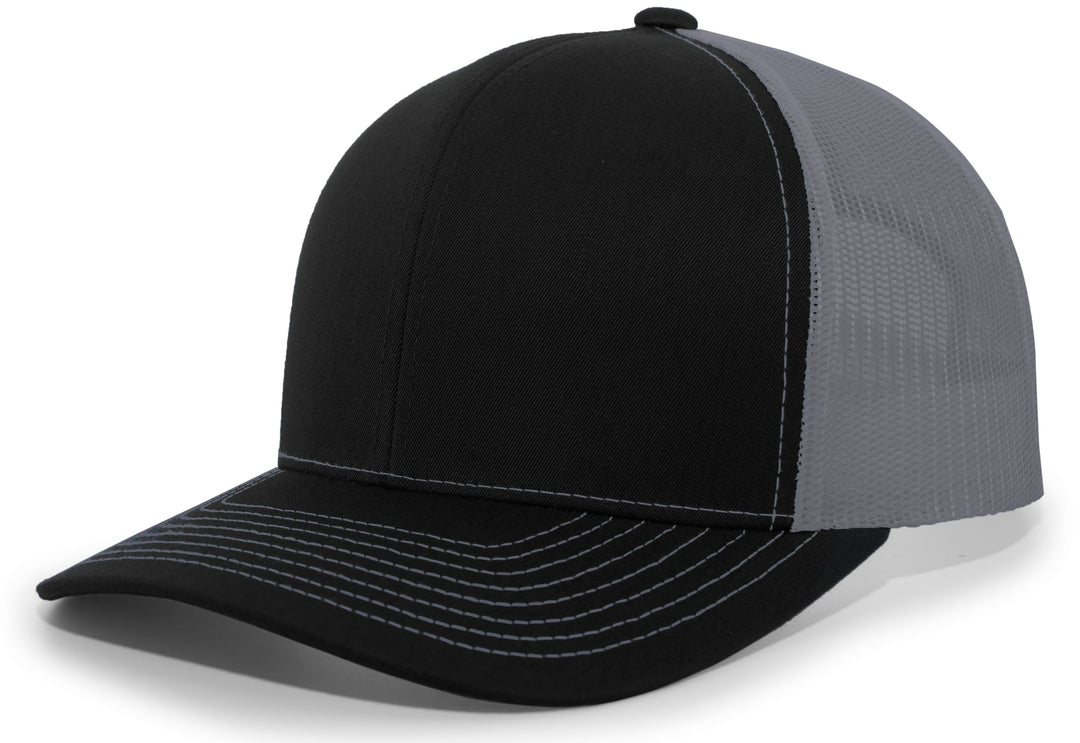 Pacific Headwear Contrast Stitch Trucker Snapback Pacific Headwear
