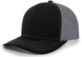 Pacific Headwear Contrast Stitch Trucker Snapback Pacific Headwear