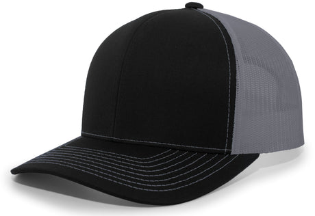 Pacific Headwear Contrast Stitch Trucker Snapback Pacific Headwear