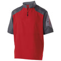 Holloway Youth Raider Short Sleeve Pullover Jacket Holloway