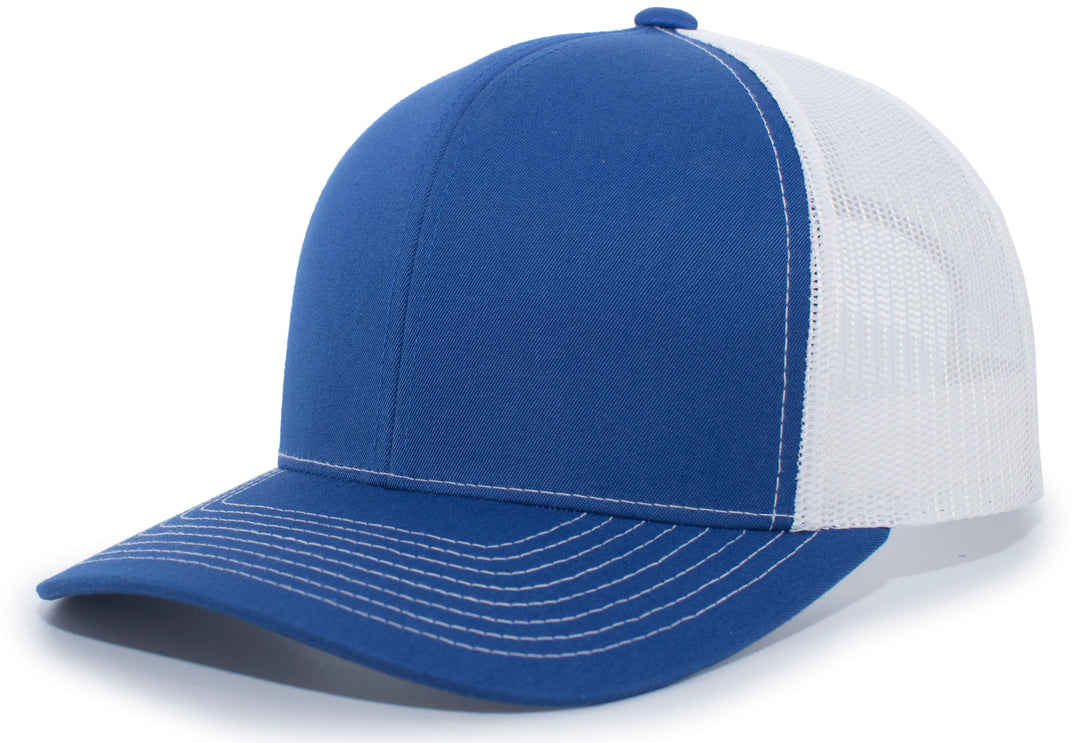Pacific Headwear Contrast Stitch Trucker Snapback Pacific Headwear