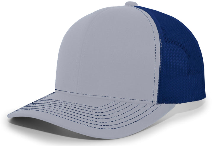 Pacific Headwear Contrast Stitch Trucker Snapback Pacific Headwear