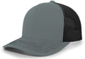 Pacific Headwear Contrast Stitch Trucker Snapback Pacific Headwear