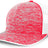 Pacific Headwear Aggressive Heather Trucker Snapback Cap Pacific Headwear