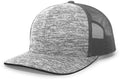 Pacific Headwear Aggressive Heather Trucker Snapback Cap Pacific Headwear