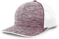 Pacific Headwear Aggressive Heather Trucker Snapback Cap Pacific Headwear
