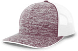 Pacific Headwear Aggressive Heather Trucker Snapback Cap Pacific Headwear