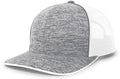 Pacific Headwear Aggressive Heather Trucker Snapback Cap Pacific Headwear
