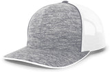 Pacific Headwear Aggressive Heather Trucker Snapback Cap Pacific Headwear