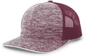 Pacific Headwear Aggressive Heather Trucker Snapback Cap Pacific Headwear